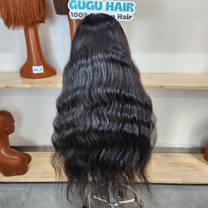 Perruques Lace Front en Cheveux Humains pour Femmes, Densité 200, HD Transparent, Lisses, Pré-épilées, Sans Colle - Product Image 4