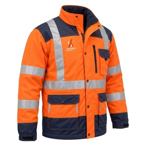 Chaqueta de Seguridad Personalizada, Chaqueta Reflectante de Alta Visibilidad, Ropa de Trabajo de Tela Resistente, Ajuste Cómodo, Ropa Industrial para Exteriores, OEM - Product Image 5