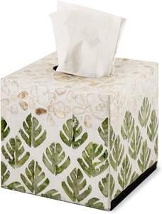 กล่องใส่กระดาษทิชชูเรซิ่นฝังกระดูกทำมืออย่างประณีต สำหรับจัดระเบียบโต๊ะเครื่องแป้งในห้องนอนอย่างมีสไตล์ - Product Image 4