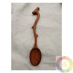 Custom Logo Wooden Cooking Spoon Handmade Natural Kitchenware Personalized Design for Restaurants Cafes Hotels and Retail Shops - Product Image 5