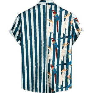 ชุดเสื้อผ้าผู้ชายลายพิมพ์สำหรับฤดูร้อน เสื้อยืดคอกลมและกางเกงขาสั้น ชุดวอร์มผู้ชายสองชิ้น - Product Image 4