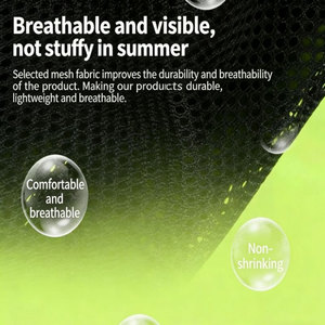 High Visibility Multi Pocket Reflective Safety Vest for Construction, Traffic & Industrial Work - Product Image 6