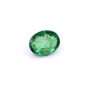 Émeraude ovale naturelle du Zambie 2,65 carats, pierre précieuse naturelle à facettes, prête à l'emploi pour la création de bijoux - Product Image 3