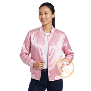 Customized Alpha Kapa Satin Embroidered Quilted Varsity <b>Jacket</b> Sorority High Quality Breathable Autumn Greek Apparels Women - Product Image 1