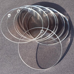Alfombrillas/Posavasos Ovalados Modernos de Acrílico Ecológico de Alta Calidad, 5 mm de Grosor, 400 mm de Diámetro, Accesorios de Decoración para Mesa, Verde Dorado - Product Image 1