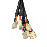Arnés de Sensor UL2576 22AWG 12C, Revestimiento de Papel Negro, OD7.0, 915mm, 12P, Cableado de Marca LITE para Ventilador, Opciones Multicolor