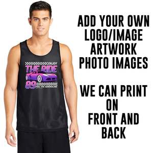 2025 Hombres St500 Impresión personalizada Logo Imagen Textos Malla Camisetas sin mangas reversibles - Product Image 6