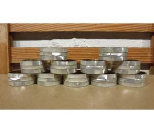 Porte-serviettes minimalistes en nacre pour dîner de mariage, anneau de serviette festif personnalisé en nacre naturelle, accessoire de table éthique en os pour vaisselle - Product Image 1