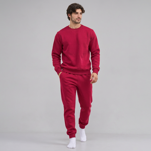 Custom <b>Men</b> <b>Sweat</b> <b>Suit</b> Production for Snap Detail Jackets and Matching Pants with Personalized Specifications - Product Image 6