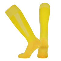 Chaussettes de sport montantes premium respirantes, écologiques, à séchage rapide, en Spandex et Polyester, pour adultes, style hiver, couleur unie