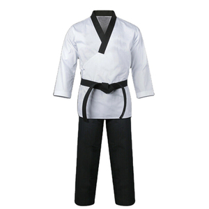 Nuevo Uniforme de Taekwondo con Logotipo Frontal, Talla Grande, para Práctica de Artes Marciales - Product Image 1