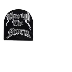 Bonnets unisexes en tricot confortables et chauds avec cache-oreilles, en polyester/coton doux, style hip-hop, accessoires de mode pour la plage - Product Image 1