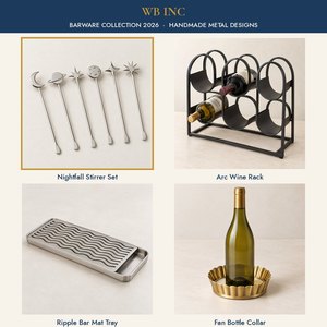 Juego de 6 Agitadores de Cócteles de Acero Inoxidable, Palitos para Bebidas con Diseño de Luna y Estrella, Herramientas de Bar - Product Image 3