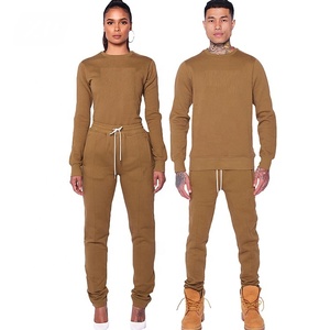 Sudaderas con cuello de moda Unisex de fabricante de calidad, chándales para correr para hombre, conjunto de chándales de talla grande para mujer para invierno - Product Image 6