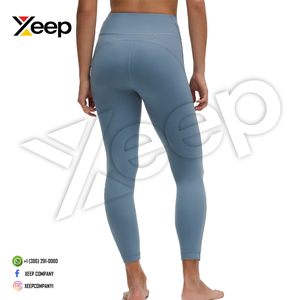 Leggings de Yoga de Cintura Alta con Cordón Ajustable XC-WL-06, Elásticos, Suaves como la Mantequilla, Transpirables, para Entrenamiento, Ligeros, de Secado Rápido - Product Image 3
