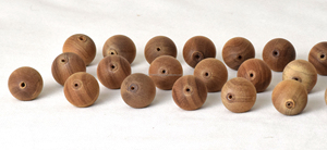 Cuentas de sándalo sin terminar, 16mm, sin pulir, cuentas de sándalo - Product Image 6