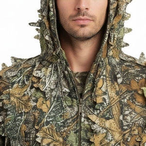 Traje Ghillie 3D con Camuflaje de Hojas, Ropa de Caza Transpirable, Traje de Francotirador, Uniforme para Observación de Aves en el Bosque y Entrenamiento al Aire Libre - Product Image 6