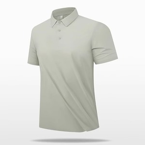 OEM Men's High Quality <b>Polyester</b>/Cotton Knitted Solid Casual Short Sleeve T-<b>Shirt</b> with All-Over Print Custom Logo Anti-Pilling - Product Image 6