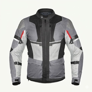 เสื้อแจ็คเก็ตสำหรับนักขี่มอเตอร์ไซค์ ยี่ห้อ Touring Pro ผลิตจากผ้าไนลอนโพลีเอสเตอร์ 100% คุณภาพดี รับสกรีนโลโก้ตามสั่ง - Product Image 2