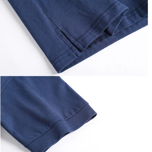 Polo en coton gris foncé à manches courtes pour homme, coupe classique, couleur unie, décontracté, avec boutons, tissu tissé, anti-plis - Product Image 5