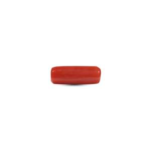 Natural Red Coral Loose Gemstone 5.5 Carat Oval Cut 10x12mm for Fine Jewelry - Product Image 2
