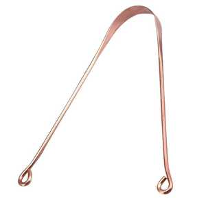 Support d'affichage en métal cuivre avec boucles de suspension, support décoratif minimaliste - Product Image 1