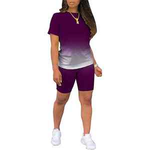 Conjunto de Verano Ecológico para Mujer: Camiseta Básica de Algodón Orgánico Sostenible y Pantalones Cortos de Ciclismo a Media Pierna - Product Image 2