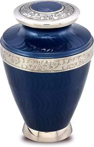 Premium Beaded <b>Memorial</b> Urn Handmade Decorative Ashes Holder for Home At Best Price - Product Image 3