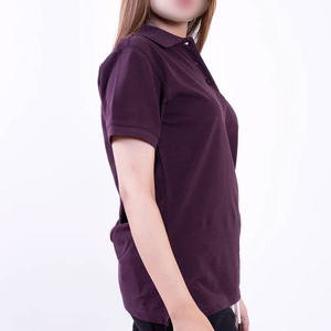 เสื้อโปโลผู้หญิงขายส่ง ผ้าโพลีเอสเตอร์/คอตตอนถัก แห้งเร็ว ระบายอากาศได้ดี ทรงเข้ารูป รับผลิตแบบ OEM - Product Image 5