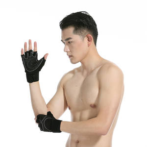 Gym Fitness Training Power Lifting Breathable Lightweight Hand Grips Weightlifting Gloves with Adjustable Wrist Strap Non-Slip - Product Image 1