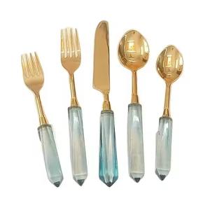 Juego de Cubiertos de Acero Inoxidable para Mesa de Cocina Moderna, Cubertería Elegante para Comedor - Product Image 2