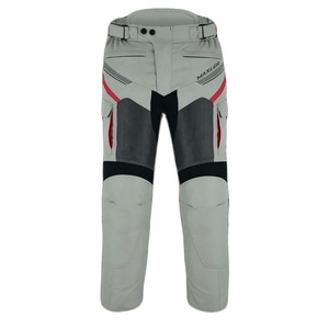 Pantalones textiles para motocicleta diseñados para viajes de larga distancia con tejido transpirable y armadura para rodillas de nivel CE 1. - Product Image 1