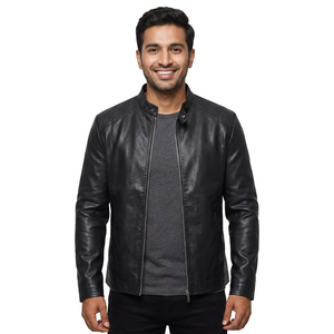 Genuine Sheepcow Leather <b>Jacket</b> for <b>Men</b> 2026 Fashion Style Customized Custom logo With Premium Quality <b>jacket</b> for <b>men</b> - Product Image 1