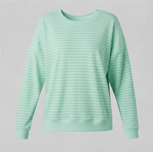 Sudadera de Cuello Redondo Extra Grande para Mujer a Precio Razonable, Sudadera de Manga Larga para Invierno, Técnicas de Corte Automatizadas - Product Image 6
