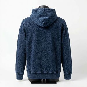 Sudadera con Capucha Personalizada Estilo Urbano, Lavado Ácido, Oversize, Algodón Grueso, Ropa Casual Urbana - Product Image 3