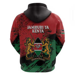 Sudadera con Capucha de Alto Rendimiento para Invierno, Personalizada al por Mayor, con Estampado Completo, Diseño del Día de la Independencia de Kenia, Cuello Redondo - Product Image 5