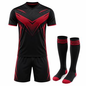 Best <b>Polyester</b> Sublimation Soccer Football Uniforms Custom Design Training <b>Socks</b> OEM Wholesale Price Customized - Product Image 4