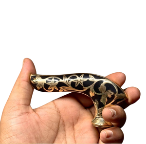 Poignée de canne de marche vintage en laiton, sculptée en forme d'animal, accessoire classique pour cannes en bois - Product Image 6