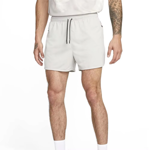 Men's Solid White Drawstring <b>Shorts</b> Quick Dry Casual <b>Short</b> <b>Shorts</b> Mid Waist Pockets Woven <b>Polyester</b> Sportwear OEM ODM - Product Image 1