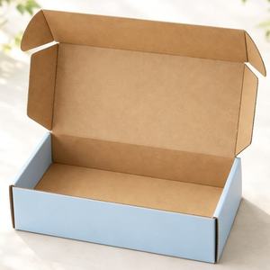 Caja de Embalaje Azul para Envíos, Caja de Cartón Resistente para Envíos - Product Image 6