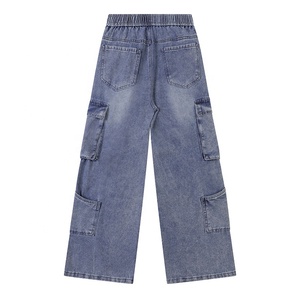 Pantalones Vaqueros de Mezclilla de Corte Bootcut Vintage para Hombre, Diseño Moderno y Elegante, Estilo Urbano, Pantalones para Adolescentes - Product Image 2