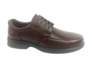 Zapatos Oxford de Vestir para Hombre, Color Marrón, Piel de Oveja, con Cordones, Punta en Pico, para Oficina y Carrera Profesional, Color Sólido, Suela de EVA, para Todas las Temporadas - Product Image 1