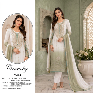Nouvelle collection de salwar kameez pakistanais pour mariage et fêtes, pour femmes, disponible auprès d'un fournisseur indien. - Product Image 5