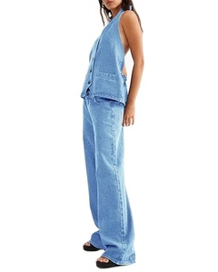 Conjunto de pantalones vaqueros de alta calidad para mujer, superventas, conjunto de mezclilla hecho a medida para mujer, hecho en Pakistán 2026 - Product Image 3