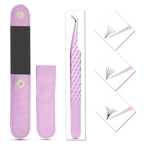 Pinzas de Acero Inoxidable de Primera Calidad para Pestañas, con Punta Fina y Antimagnética, para Extensión de Pestañas, Instrumento de Belleza - Product Image 2