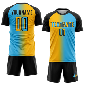 ชุดฟุตบอลผู้ชายแบบปรับแต่งได้ เสื้อฟุตบอลแขนสั้นระบายอากาศ ชุดกีฬาสำหรับฝึกซ้อม - Product Image 1