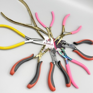 Pinzas Profesionales de Acero Inoxidable para Extensiones de Cabello, Pinzas Planas de Fusión con 3 Orificios y Punta Serrada, Herramienta Multifunción de Grado Quirúrgico - Product Image 5