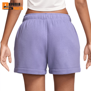 Pantalones Cortos Deportivos Casuales para Mujer, 100% Algodón, Forro Polar Ecológico, Transpirables, Cintura Alta Elástica, 300g, para Entrenamiento - Product Image 4