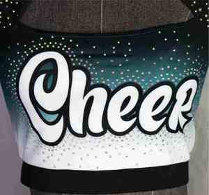 Ensemble d'uniformes de cheerleading contemporains pour filles avec logo personnalisé pour les cérémonies scolaires, les fêtes et les compétitions - Product Image 4