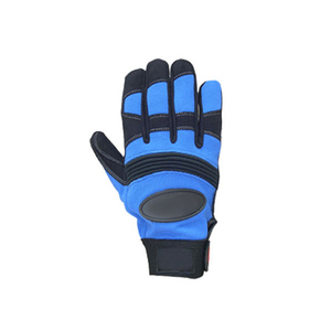 PU Leather Full Finger Safety <b>Gloves</b> with Hook and Loop Closure Breathable & <b>Touchscreen</b> Compatible for Outdoor Activities - Product Image 2